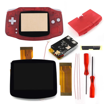 Hispeedido TYPE-C GBA LCD Display Upgrade – 3.0" V5 IPS Screen with New Housing Shell