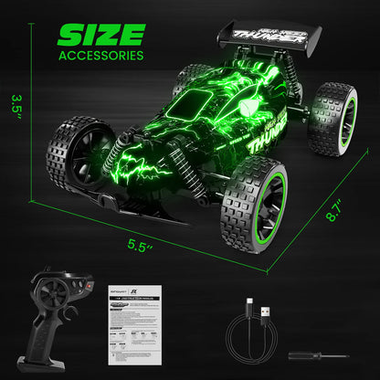 Sinovan 1:18 RC High-Speed Car – 20km/h Remote Control Drift Toy for Kids