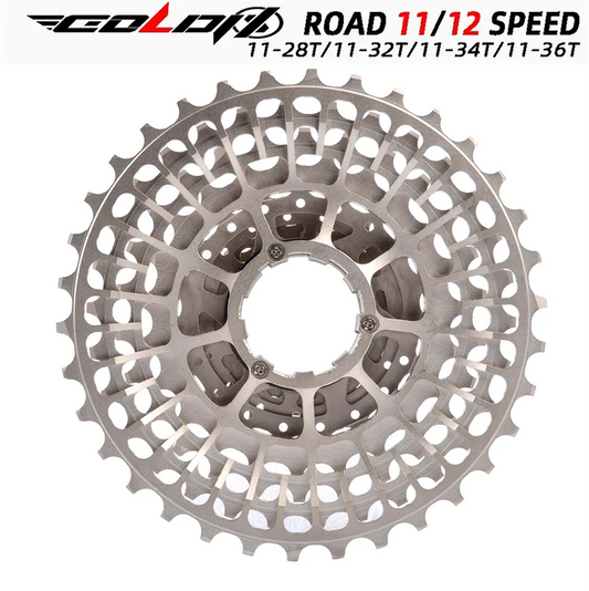 GOLDIX Ultralight CNC Road Bike Cassette — 11/12-Speed 28T-36T Sprocket for SHIMANO HG, K7 11S/12S