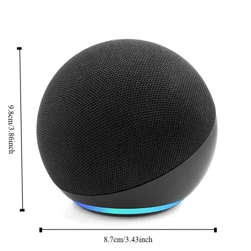 Alaxe Mini Bluetooth Speaker – Wireless Outdoor RGB Spherical Subwoofer for Home & Travel