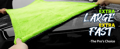 1400GSM Heavy Duty Car Drying Towel — 60x120cm Oversized Double-Sided Super Absorbent Scratch-Free Cleaning Cloth