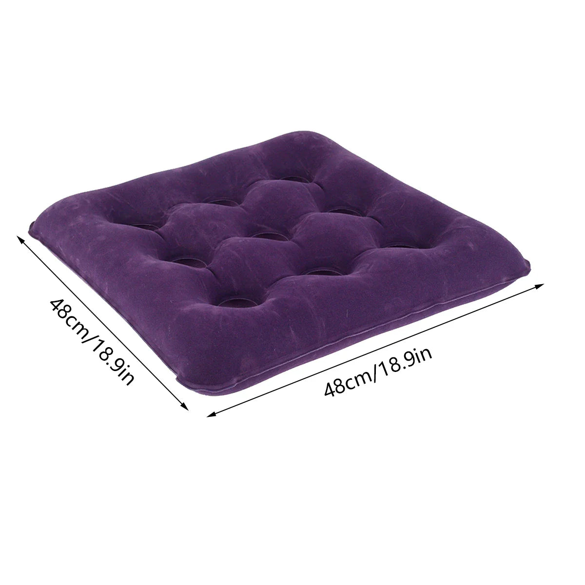 Inflatable Donut Seat Cushion for Hemorrhoids | Adjustable Lightweight Leakproof Massage Pillow