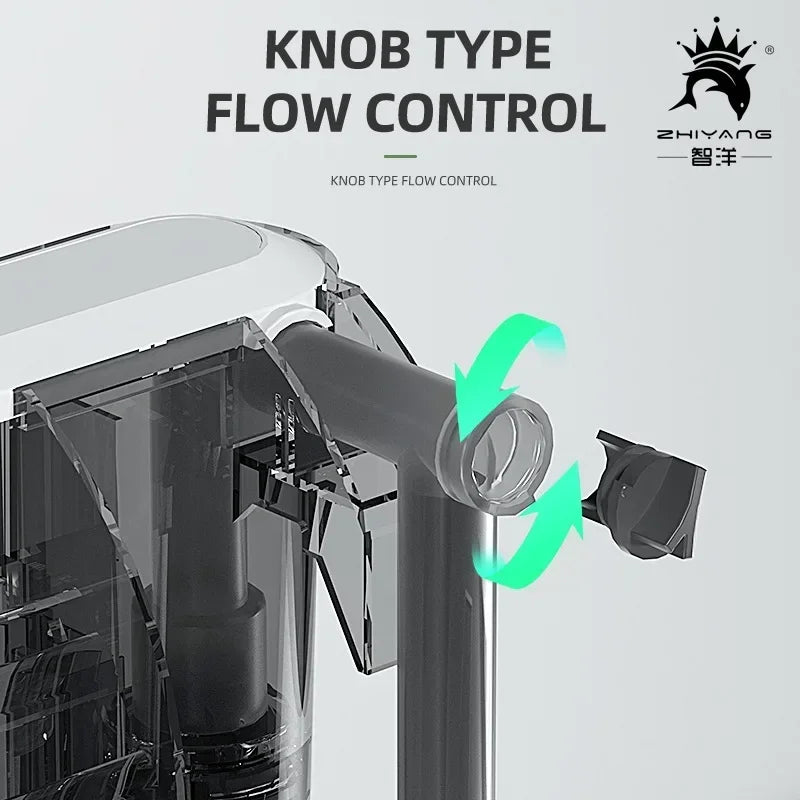 Wall-Mounted 3 in 1 Aquarium Filter – 110V/220V Circulation Pump with Waterfall Oxygenation for Small & Medium Fish Tanks