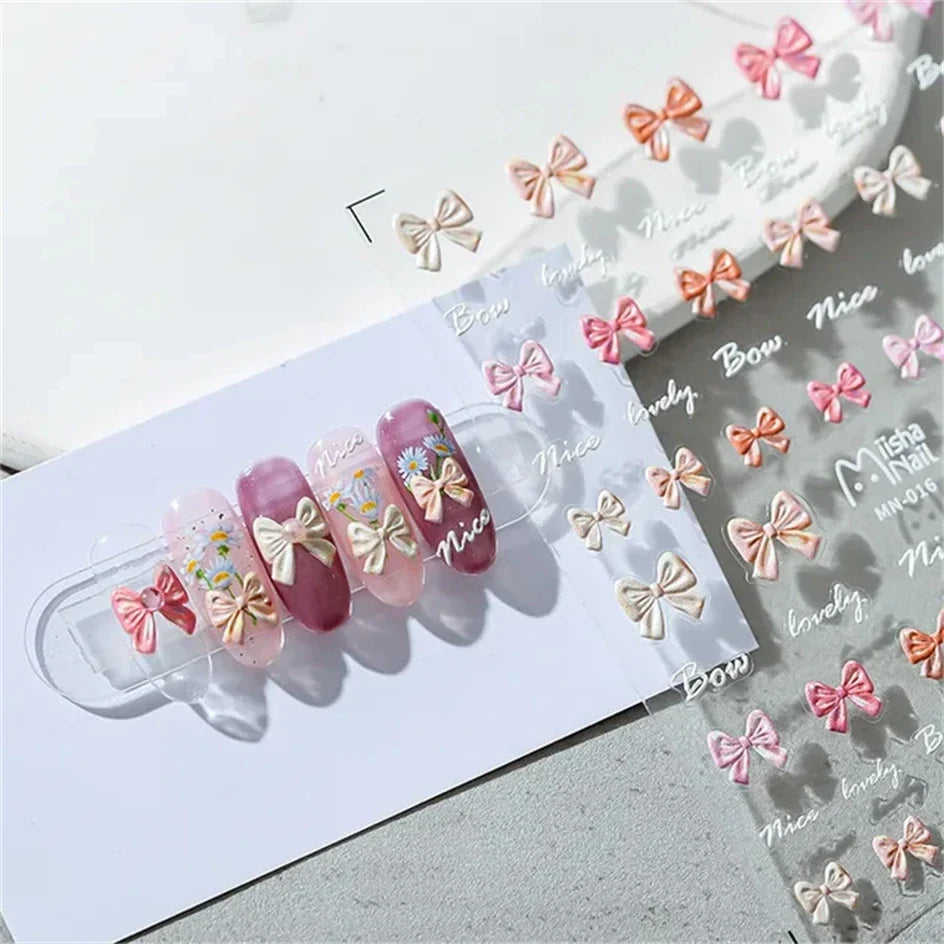 Vintage Rose Flower Nail Stickers – Red & Blue Laser Gold/Silver Nail Art Decals for Manicure Design DIY Beauty Tool