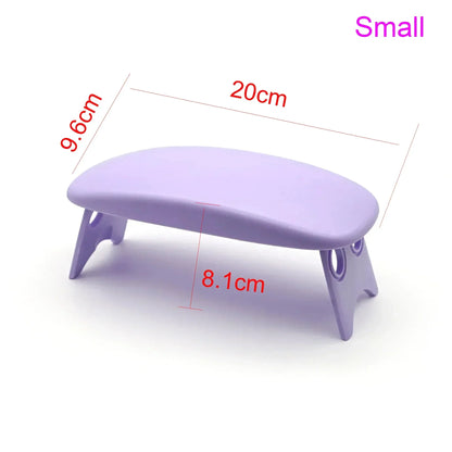 Folding Nail Hand Manicure Armrest Pillow – Cushion Holder & Sponge Support Mat for Table Desk, Nail Polish Practice & Salon Use