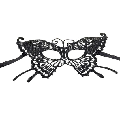 Black Queen Lace Mask — Embroidered Applique Masquerade Mask for Women, Party, Carnival, Wedding & Halloween Accessories