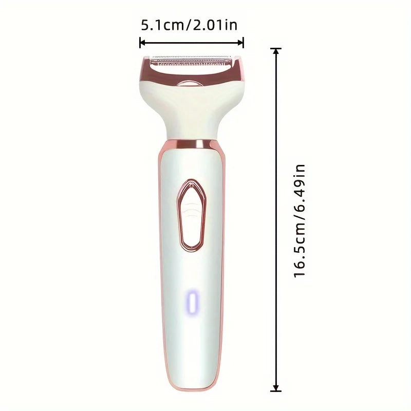 4-in-1 Electric Lady Shaver – Painless Cordless Body Hair Removal Epilator & Trimmer, Perfect Gift for Women