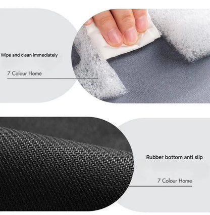 Cartoon Bathroom Diatomaceous Mud Floor Mat - Absorbent Foot Mat for Toilet, Sink & Bedroom, Soft Carpet
