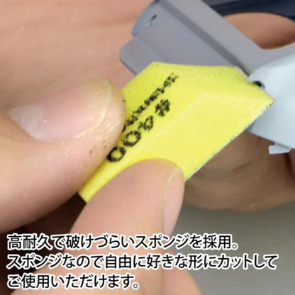 GodHand Kamiyasu Sanding Sponge Set (GH-KS10 Series) – 10mm Thick 120–10000 Grit Model Polishing & Grinding Block Tool