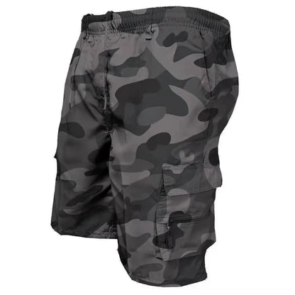 Men's Tactical Cargo Shorts - Camouflage Military Pocket Shorts for Hiking, Sports & Casual Wear