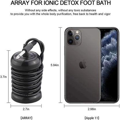 Detox Ionic Foot Spa Bath Machine – Massage & Detoxification, Relieves Fatigue, Promotes Health & Vitality