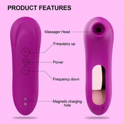 Adult Supplies Sucker Clitoris Sucking Vibrator - Female Clit Oral Stimulator - Nipple Vagina Sex Toy for Women Masturbator