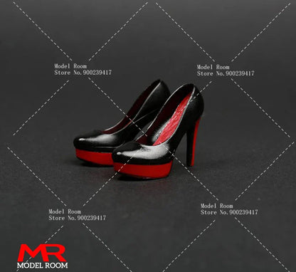 1/6 Scale Fashion Girl High Heel Shoes — Stiletto Court Shoe Model for 12" TBL PH Female Action Figures