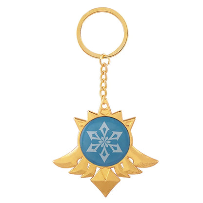 Genshin Impact Venti Eye Keychain 1:1 – Luminous Anime Cosplay Key Ring Backpack Pendant Gaming Accessories Gift