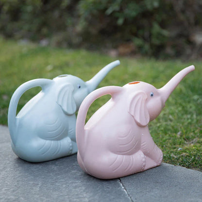 Elephant-Shaped Watering Can Pot - Adorable Home and Garden Tool for Watering Flowers, Succulents, and Potted Plants