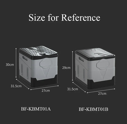 Portable Folding Toilet for Outdoor Camping - Cover Design Potty for Adults & Kids, Reusable Toilet for Picnics & Travel