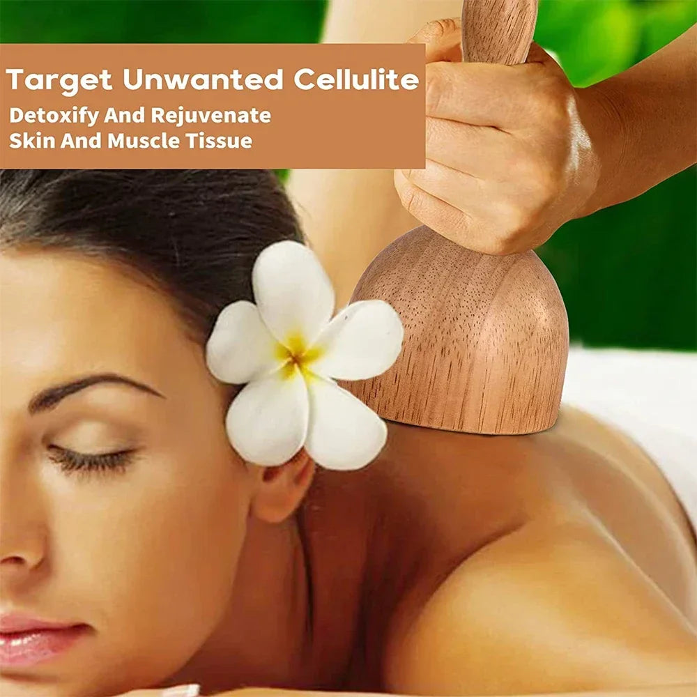 Wooden Lymphatic Drainage & Anti-Cellulite Massage Tools – Gua Sha for Body Shaping & Sore Muscle Relief