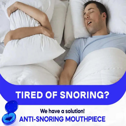 Gum Shield Anti-Snoring Mouthpiece – Snore Stopper Device for Better Breathing & Snoring Relief