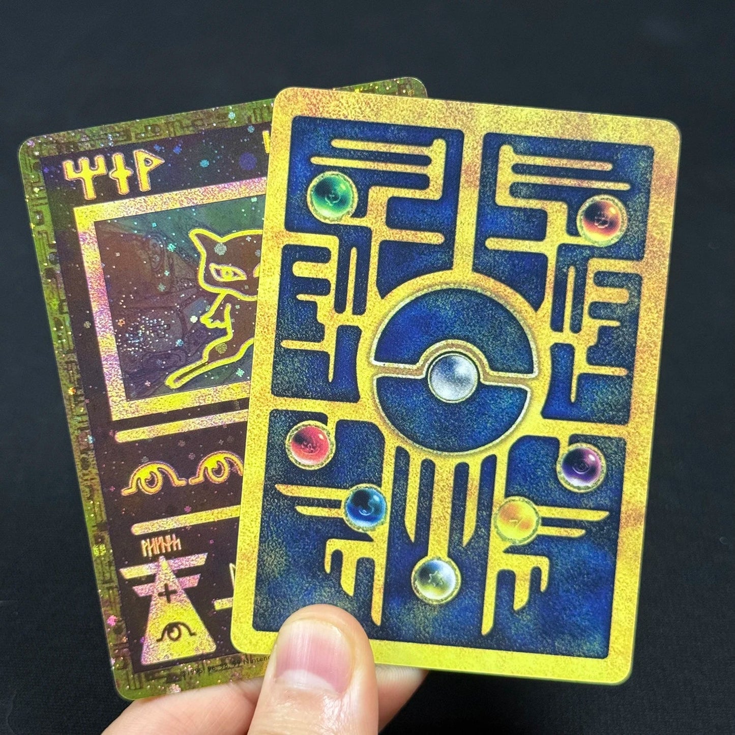 PTCG Mew Classic Egypt Card – Single Foil Trading Card, Game Collection, Proxy Toy & Gift