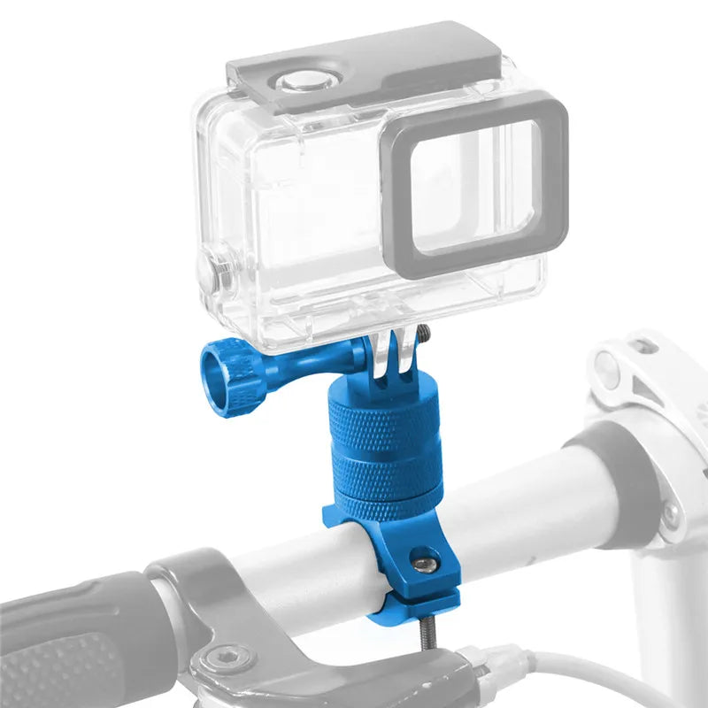 Selfie Stick Monopod Handlebar Mount – Compatible with Insta360 X4/X3/X2, GoPro 8-13 & DJI for Bicycle & Motorcycle