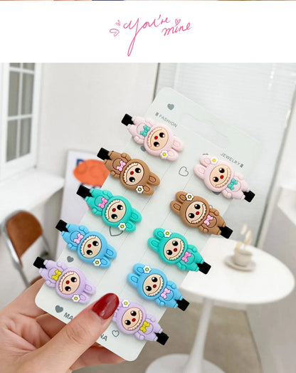 60pcs Cartoon Anime Hair Clips for Girls Kawaii Kids Hair Accessories Gifts