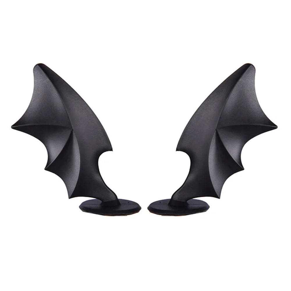 2PCS Motorcycle Helmet Cute Corner Rubber Horn Decoration - Motocross Full Face Off-Road Helmet Decor - Moto Car Accessories