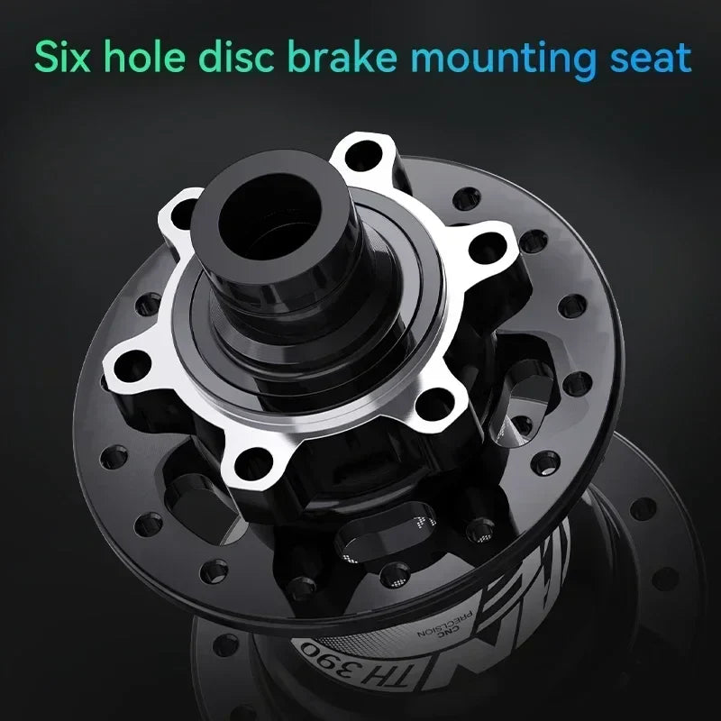 TANKE 120 Click MTB Hub – 6-Bearing Front & Rear Bicycle Hub for 7-12 Speed, 28/32/36 Holes, Disc Brake