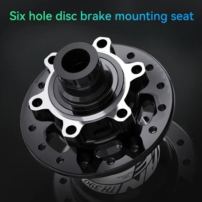 TANKE 120 Click MTB Hub – 6-Bearing Front & Rear Bicycle Hub for 7-12 Speed, 28/32/36 Holes, Disc Brake
