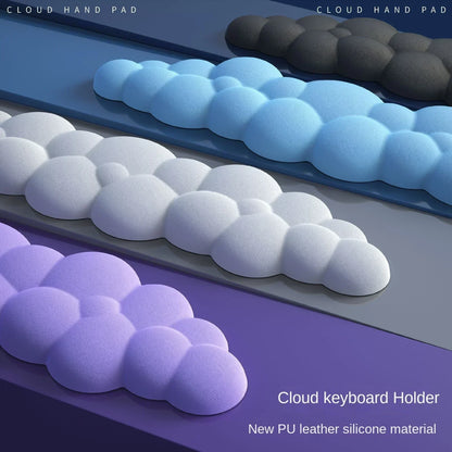 Memory Foam Mouse Pad with Wrist Rest – Anti-Slip Keyboard Cloud Desk Pad for Office & Gamer Comfort