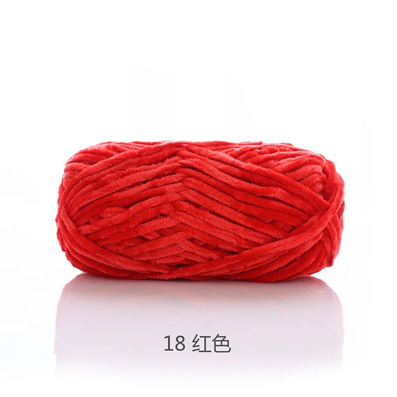 50g/Ball DIY Knitting Yarn – Soft Wool for Baby Scarf, Hat, Chunky Crochet Thread