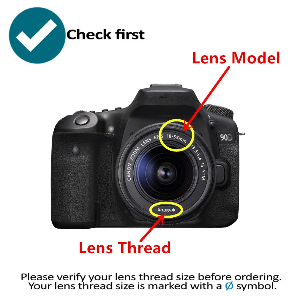 UV, FLD, CPL, ND (ND2/4/8), Star, Yellow Grad, Grey Filter Kit with Cleaning Set — Fits 37mm to 82mm Lenses