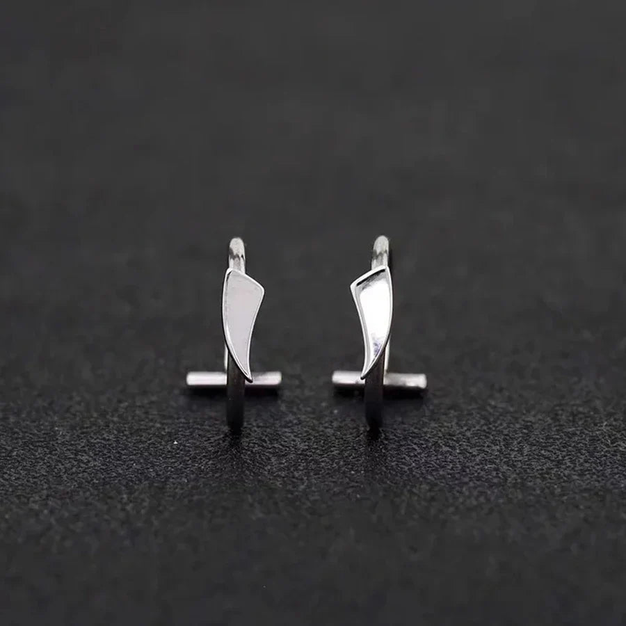 2PCS Trendy 10mm Stainless Steel Punk Clip-On Fake Piercing – Unisex Nose & Lip Rings, Tusk Body Jewelry for Men & Women