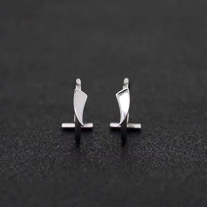 2PCS Trendy 10mm Stainless Steel Punk Clip-On Fake Piercing – Unisex Nose & Lip Rings, Tusk Body Jewelry for Men & Women