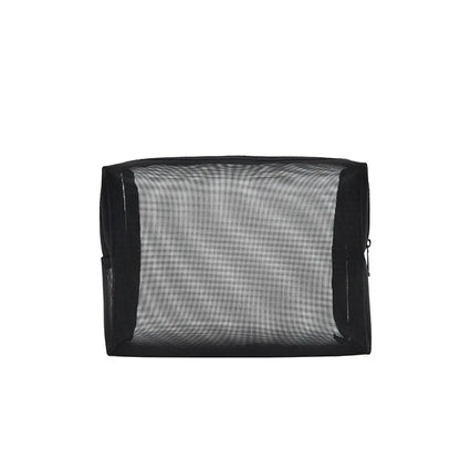 Female Makeup Pouch – Portable Small & Large Mesh Cosmetic Bag, Toiletry Beauty Case, Travel Makeup Organizer Storage Bag