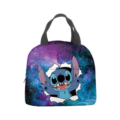 MINISO Stitch Children's Lunch Bag – Cartoon School Lunch Box Mochila, Perfect Gift for Kids