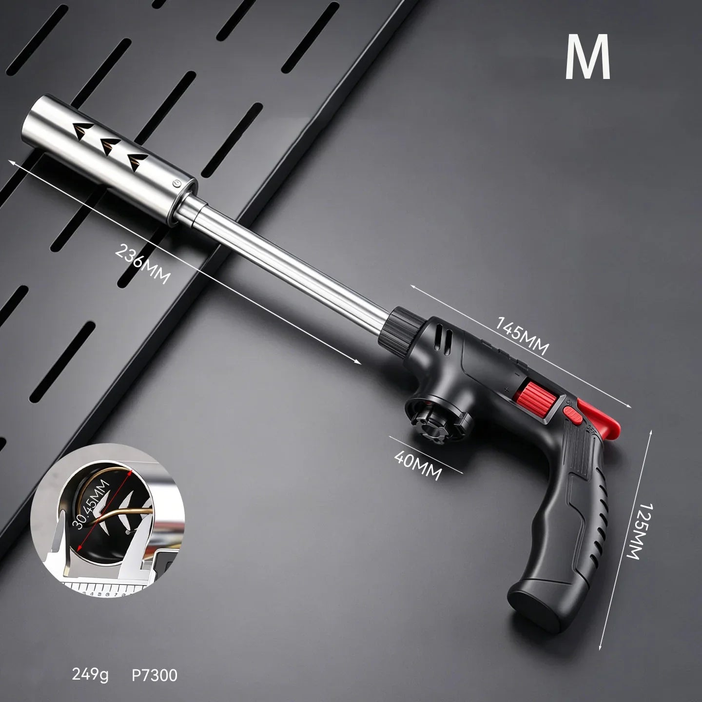Long-Tube Butane Torch - Extended Gas Blow Torch for Camping, BBQ and Soldering