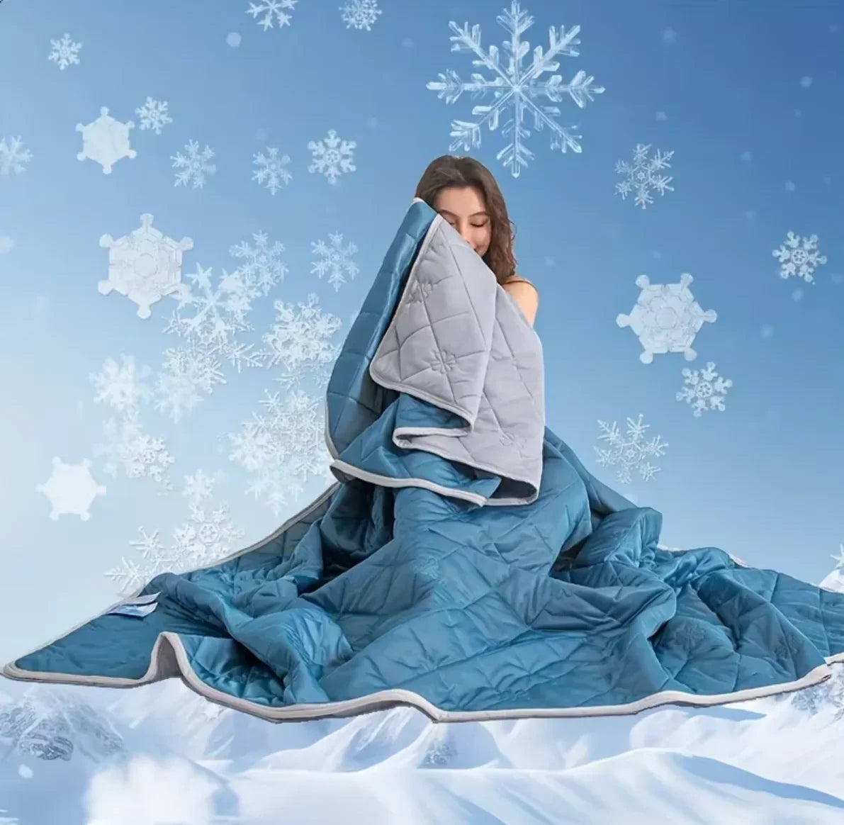 Ultra-Soft Summer Cooling Blanket – Lightweight Breathable Easy-Care Cooling Comfort for Hot Sleepers & Pillows