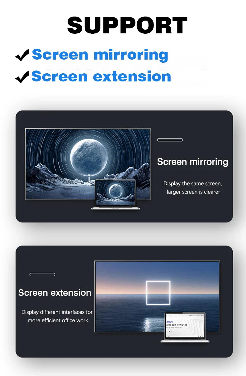 HDMI-Compatible Cable Adapter – Mini/Micro HDMI to HDMI 2.1 Converter, 48Gbps, 8K60Hz, 4K120Hz for PS4, PS5, Laptop, PC, Projector