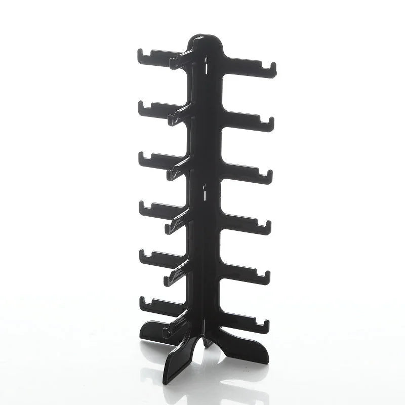 Plastic Sunglasses & Eyeglasses Display Stand — Space-Saving Home Organizer Shelf