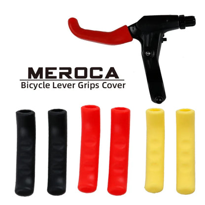1Pair MEROCA Bike Brake Lever Covers – Silicone Grip Protectors for Bicycle Handles & Accessories