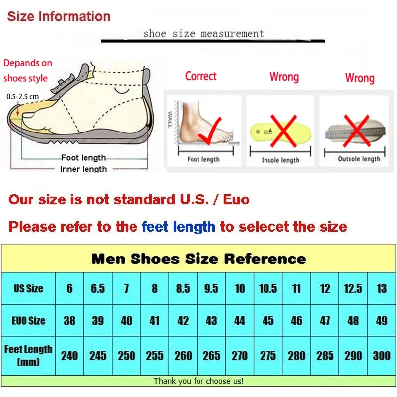 Men’s Classic Black Leather Slip-On Dress Shoes - Pointed Toe Business, Casual & Wedding Formal Shoes Plus Size