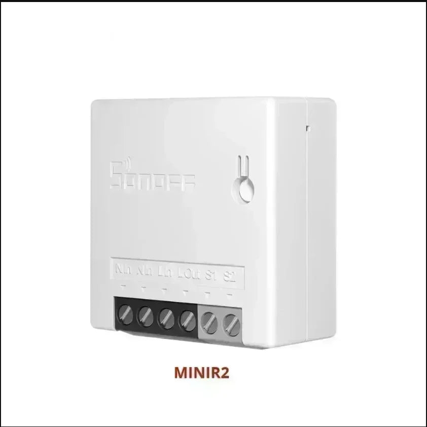 Sonoff Mini R2 WiFi Smart Switch - Remote Control, 2-Way Timer, Wireless DIY Switch with eWeLink App