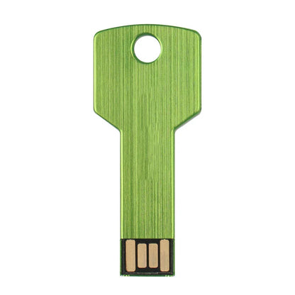 64GB Metal Key-Shaped USB Flash Drive – High-Speed U Disk, Real Capacity Storage (Black/Silver)