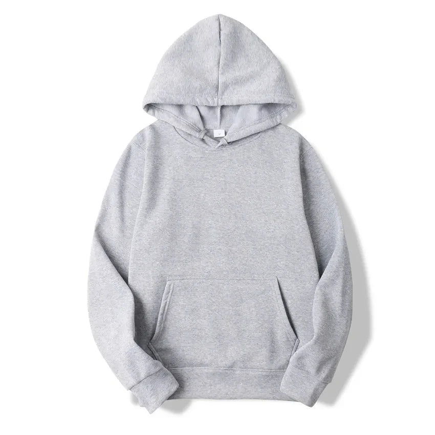 Fashion Men's & Women's Hoodies – Casual Solid Color Sweatshirts for Spring, Autumn, Winter