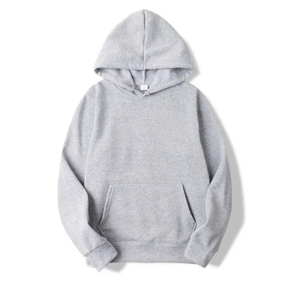 Fashion Men's & Women's Hoodies – Casual Solid Color Sweatshirts for Spring, Autumn, Winter