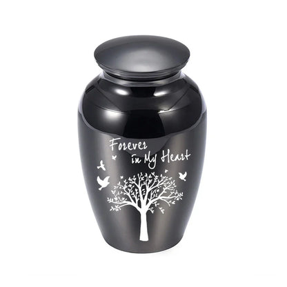 Tree of Life Small Urn for Human Ashes – Mini Keepsake Memorial Urn for Sharing Ashes