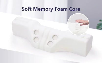 Orthopedic Memory Foam Neck Pillow – Cervical Support, Breathable & Washable, Perfect for All Sleepers