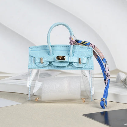 Mini Bag Keychain Pendant — Small Earphone Case & Accessory for H Family, Decorative Gift