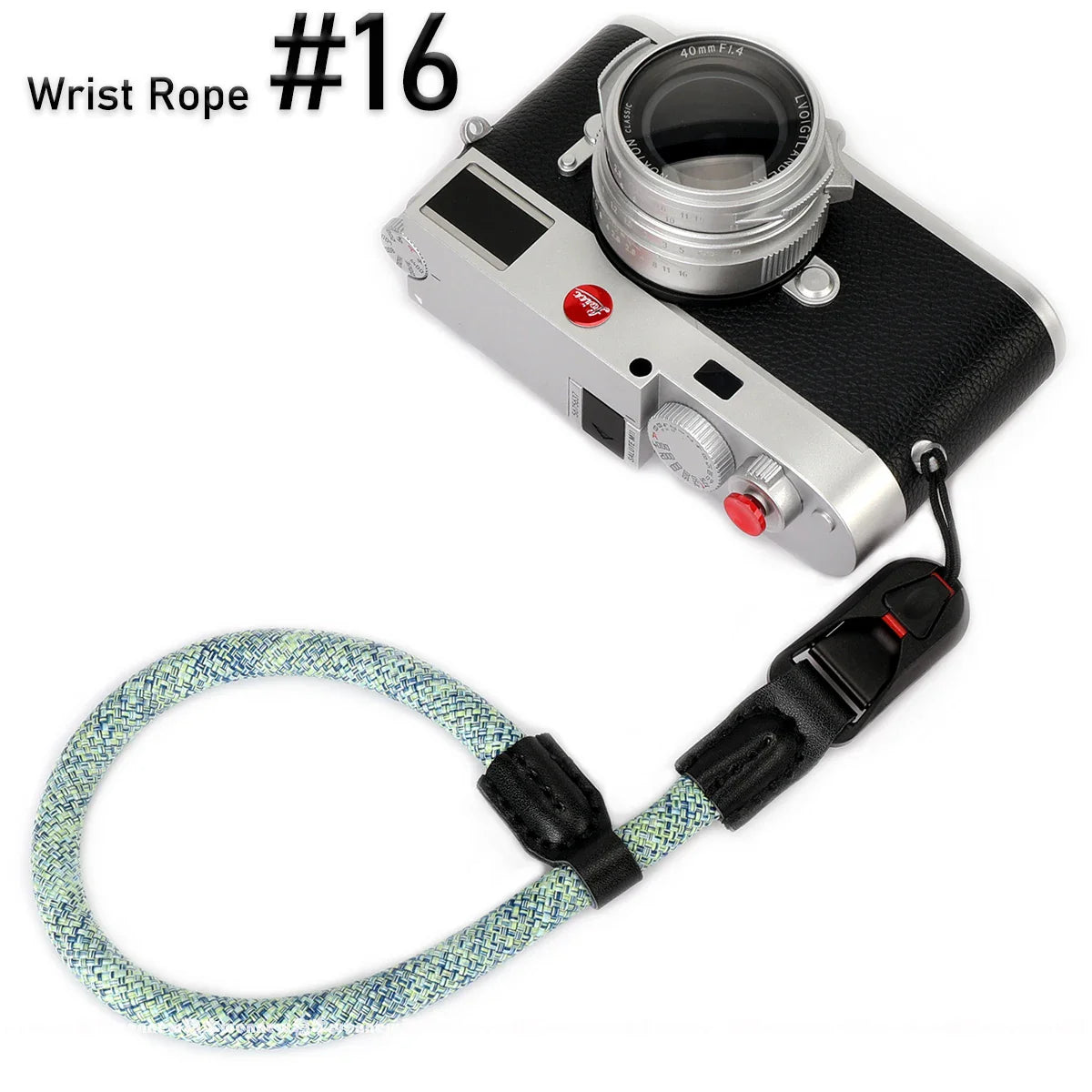 Nylon Rope Sling Quick Release Camera Strap – Wrist & Neck Shoulder Strap for Fujifilm, Sony, Nikon, Canon & Leica Mirrorless Cameras