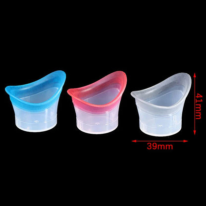 Soft Silicone Eye Wash Cups — Reusable Eyewash Rinse for Students, Relieves Dryness & Fatigue